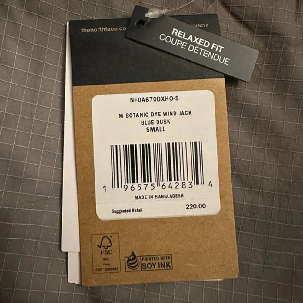 NWT THE NORTH FACE‎ Men's Botanic Dye Wind Jacket